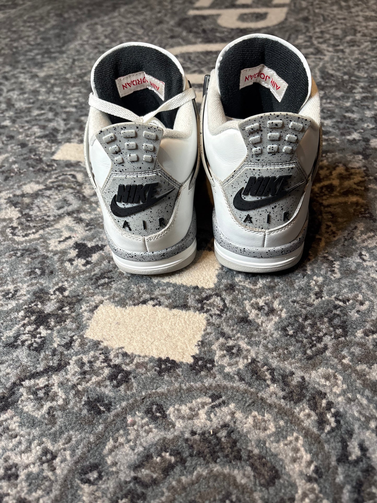 Jordan 4 Retro “White Cement” Clean No Box