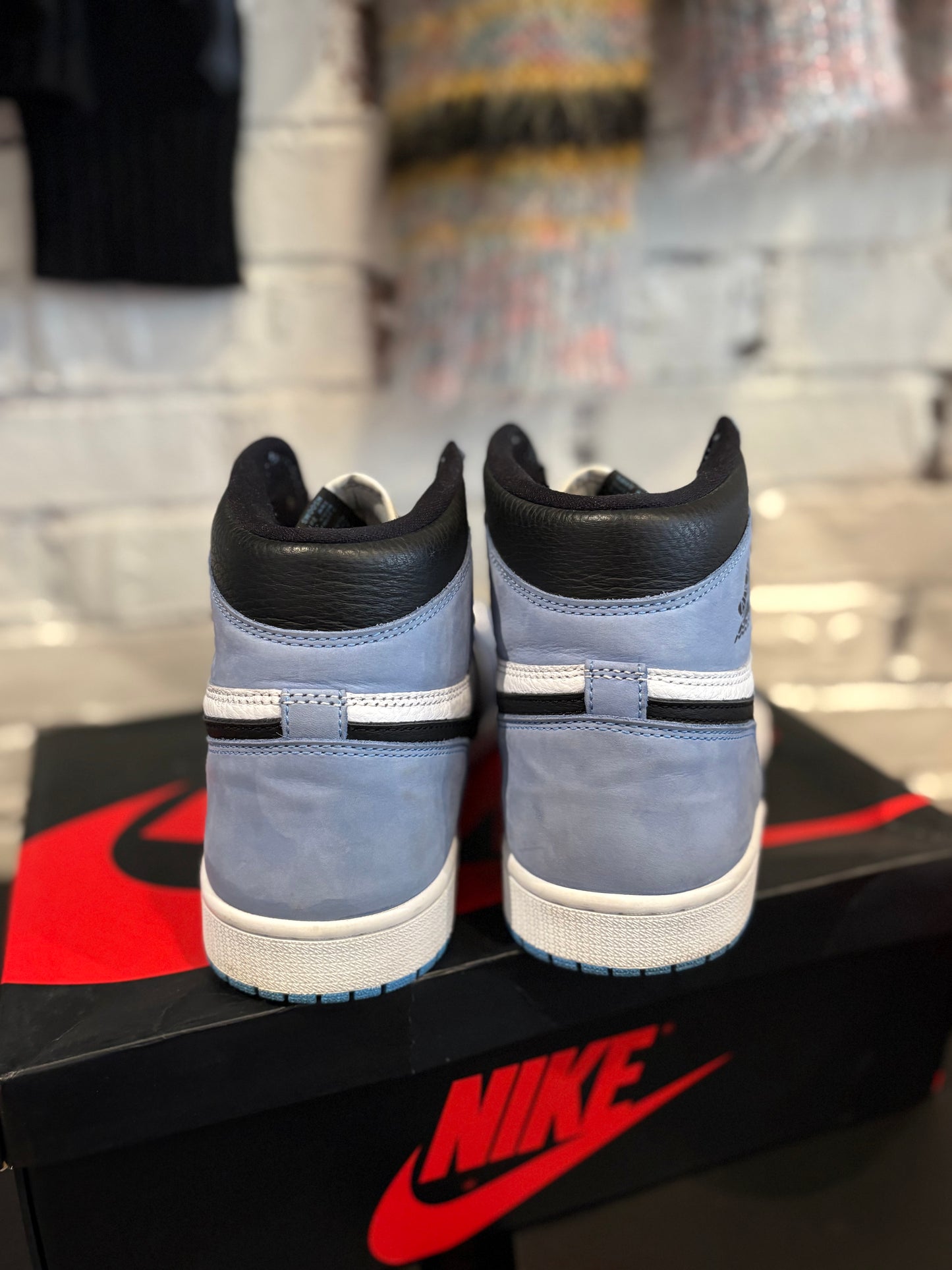 Jordan 1 Retro High University Blue Clean OG Size 10.5
