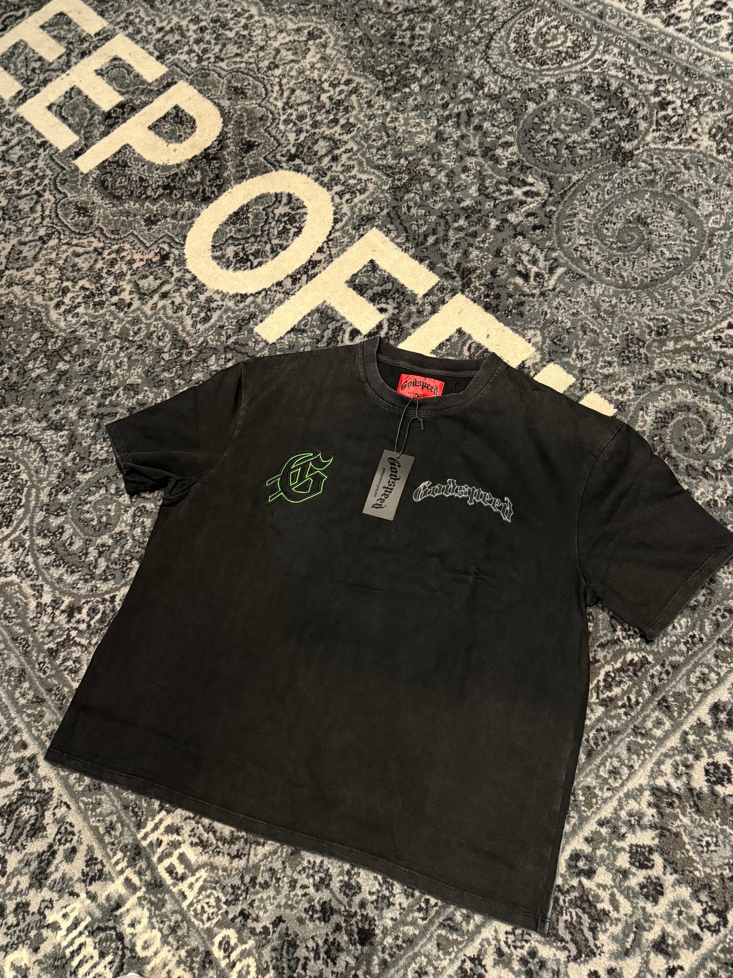 Godspeed Cowboy Black Tee DS
