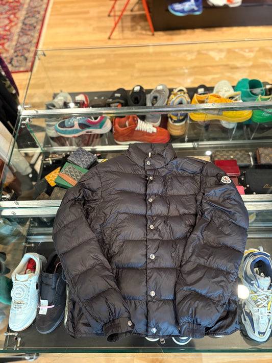 Moncler Black Down Puffer Size Small