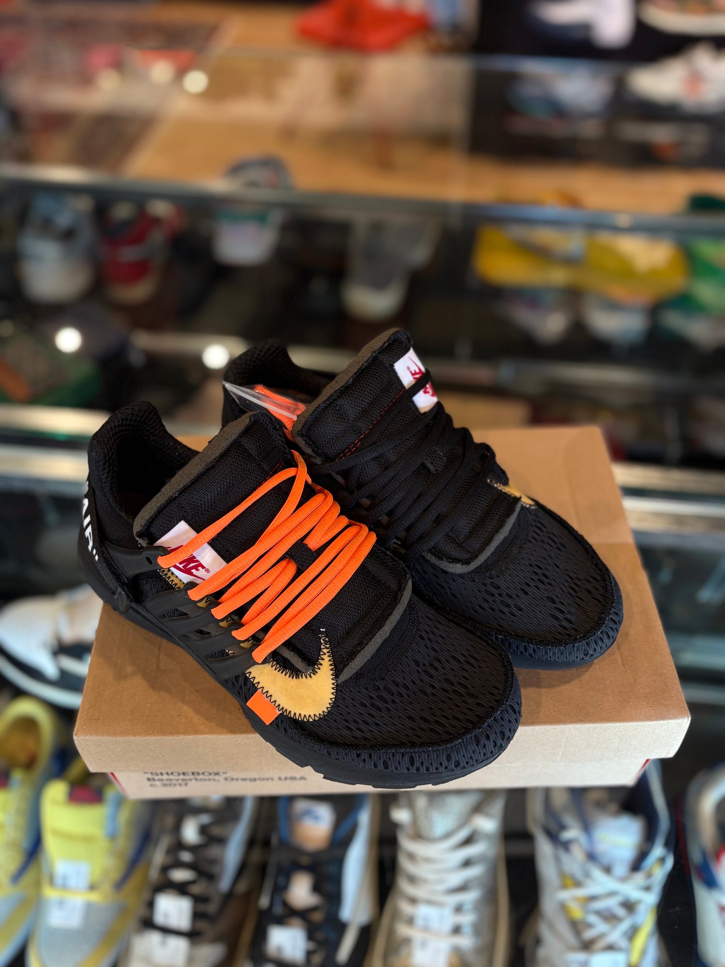 Presto Off-White Black Clean OG Size 9