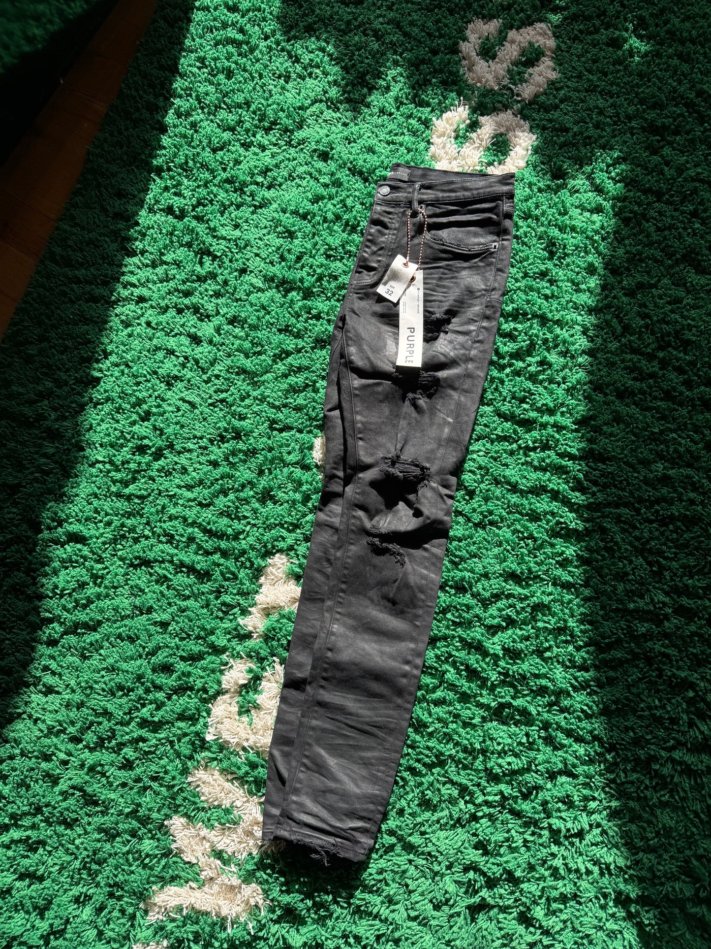 Purple Jeans Black Resin Size 32