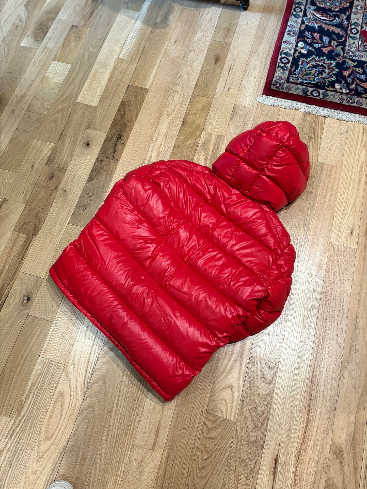 Moncler Red Puffer Size Medium