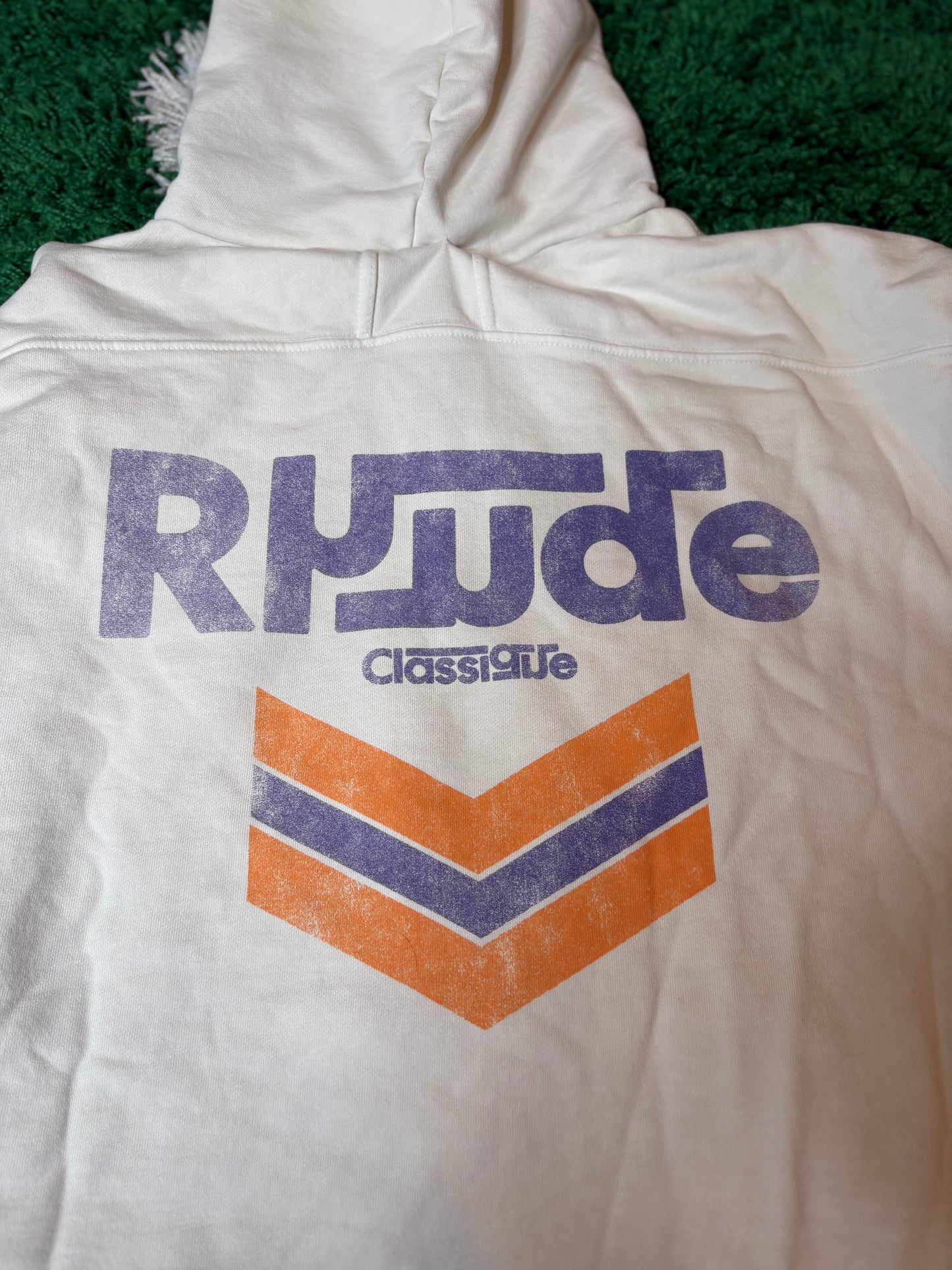 Rhude Hoodie Cream Size Medium