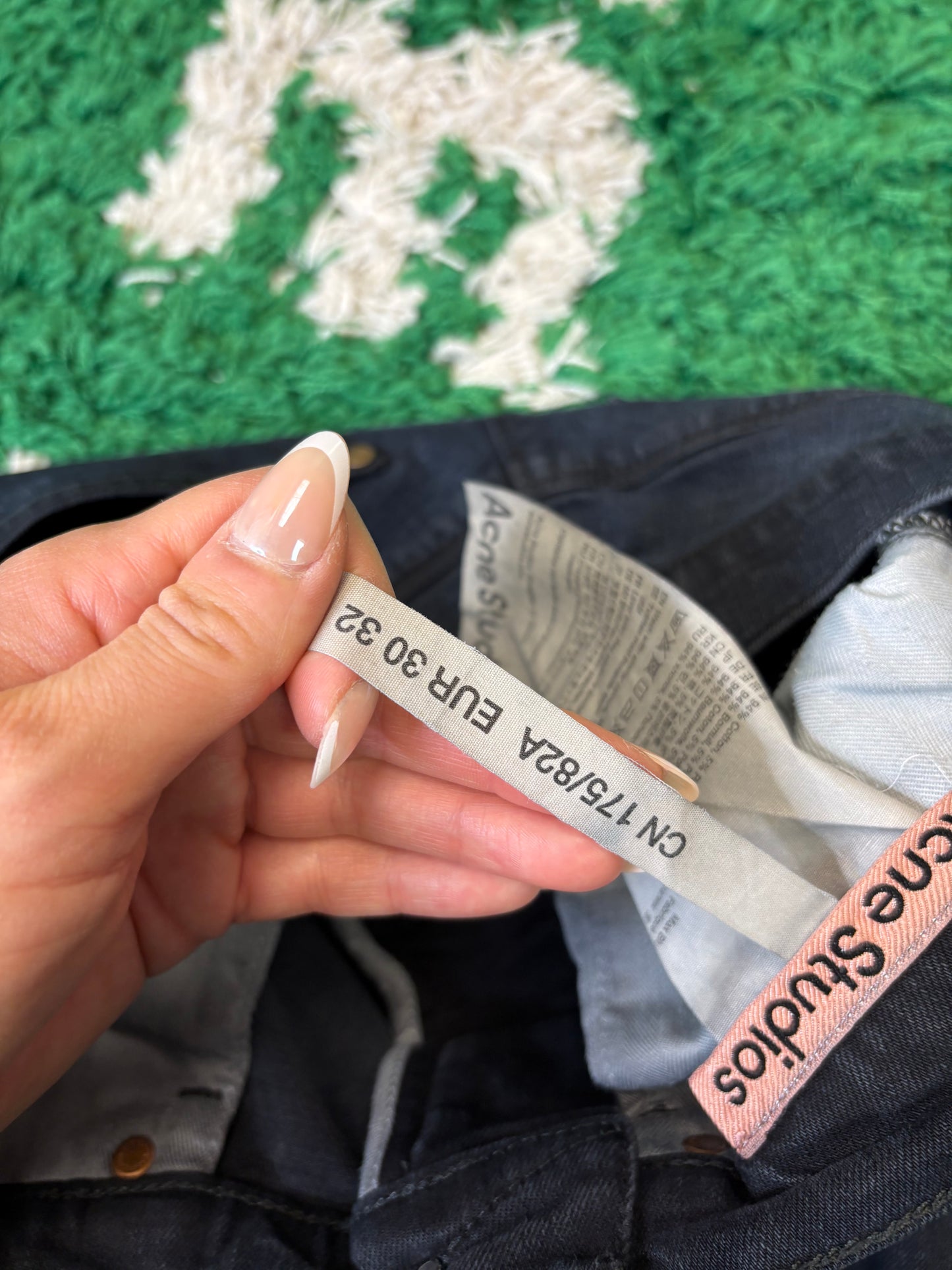 Acne Jeans Black Size 30