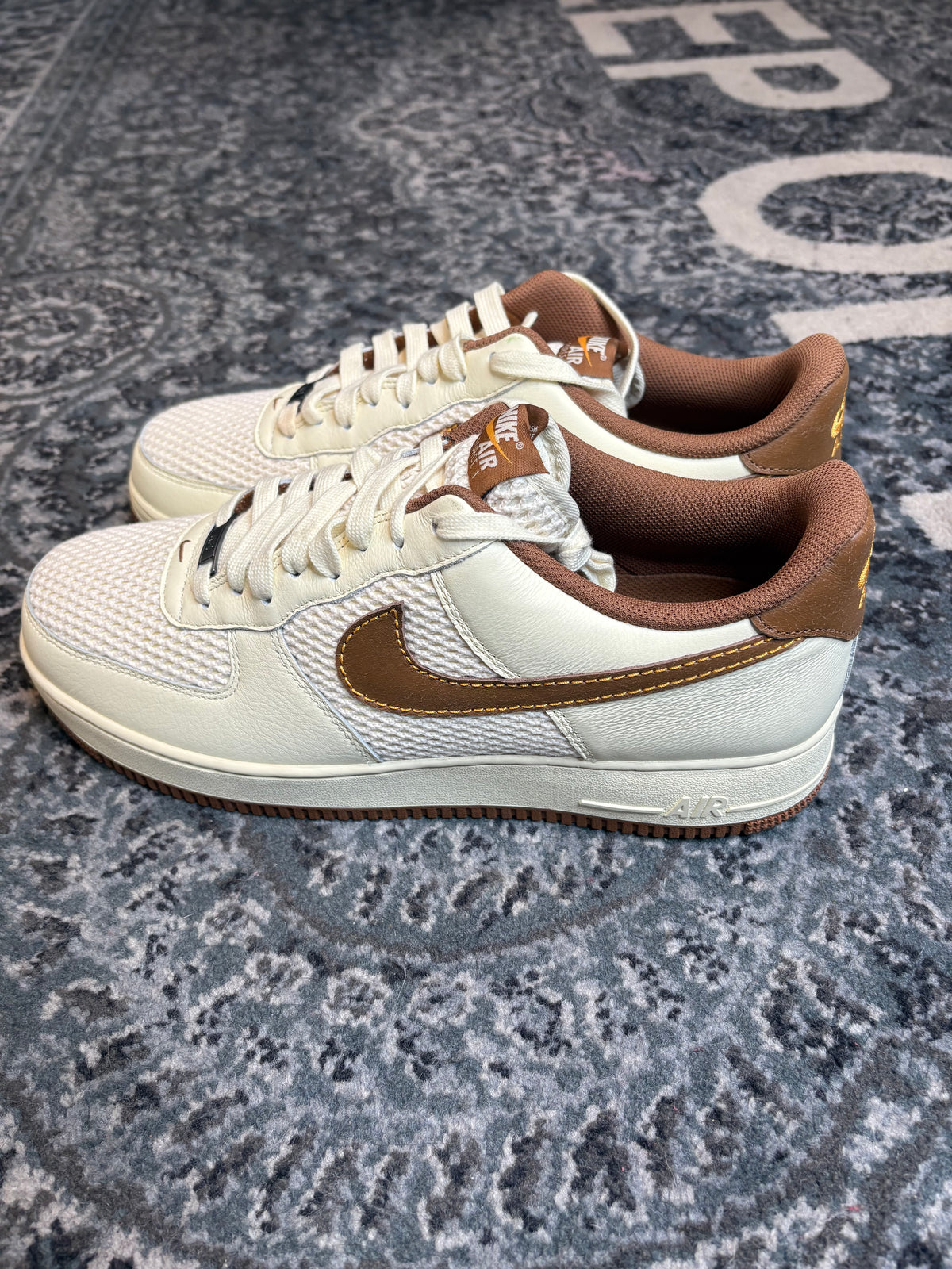 Air Force 1 “Coconut Milk Canyon Gold Light British Tan” Ds Og Size 14