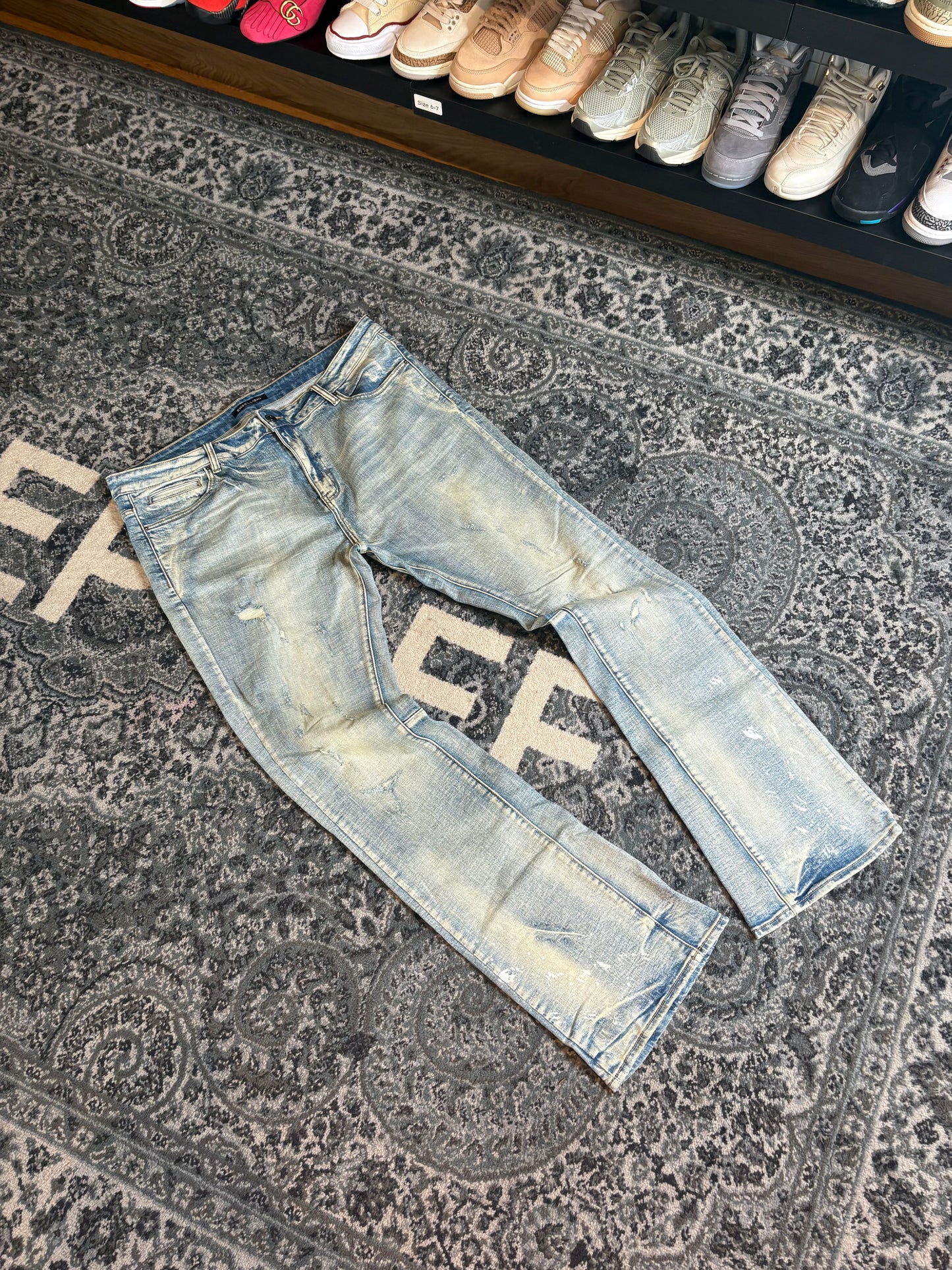 Embellish Jeans Light Wash Size 42