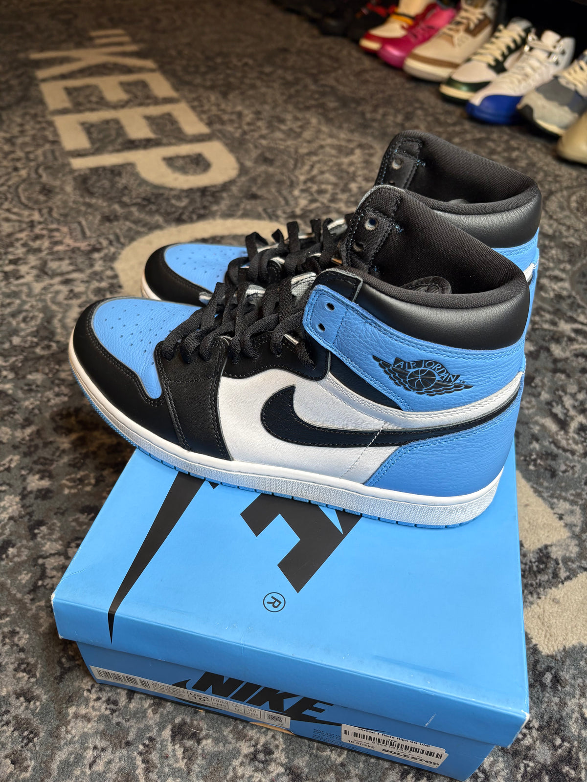 Jordan 1 Retro “Unc Toe” Clean Og Size 10.5