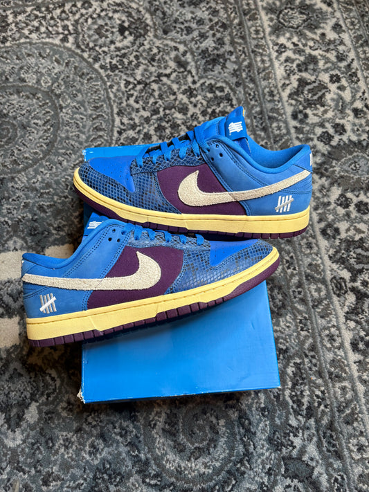 Nike Dunk Undefeated “5 On It Dunk Vs AF1” Clean OG Size 9.5