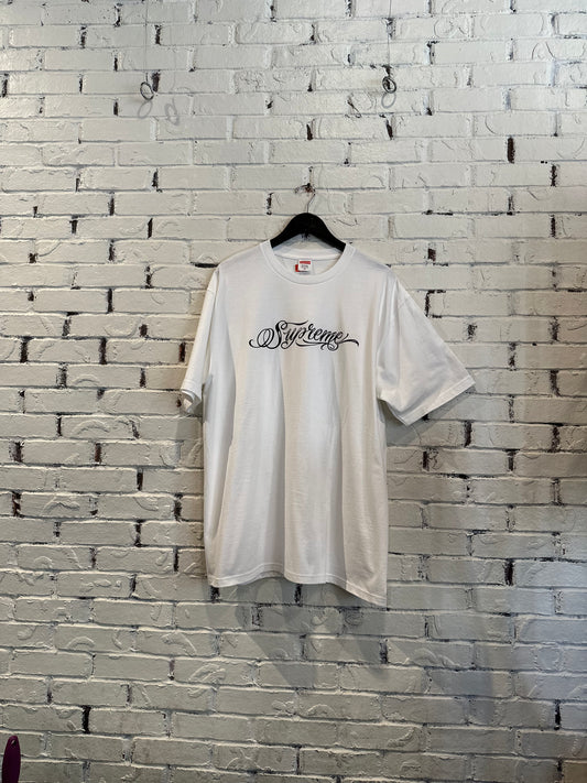 Supreme Script T-shirt White DS Size XL