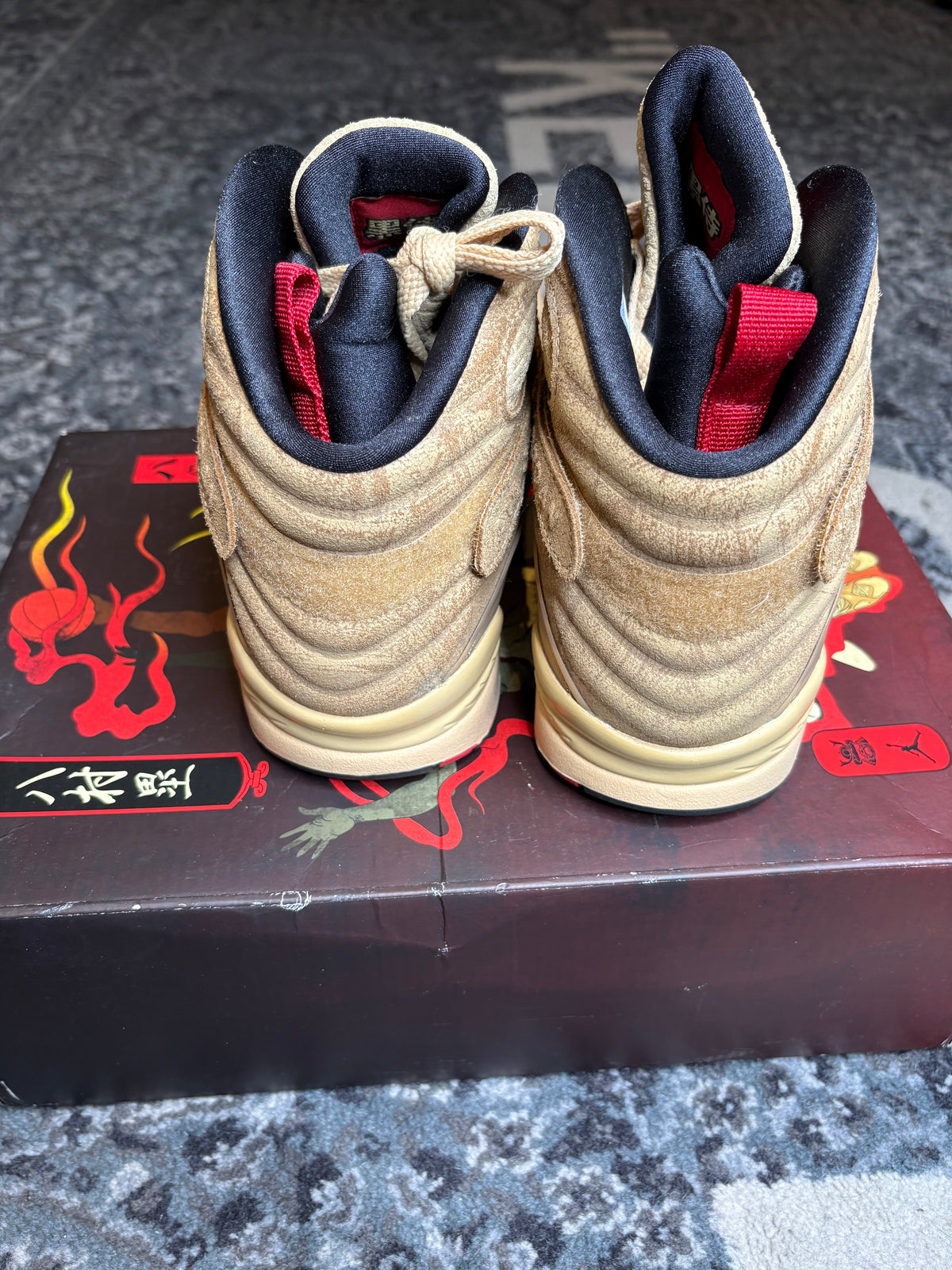 Jordan 8 Retro “Rui Hachimura Black Samurai” Clean Og Size 10.5