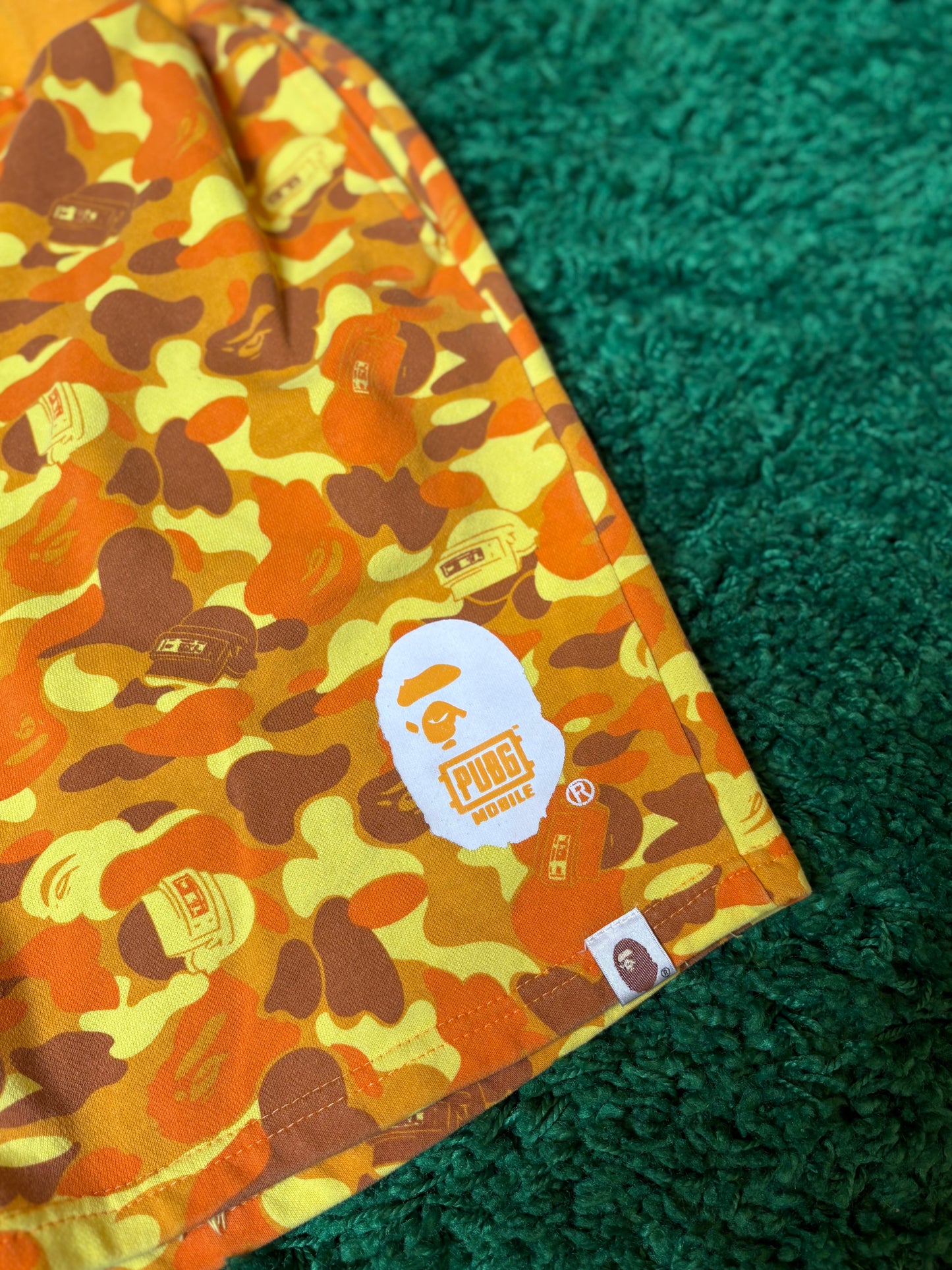 Bape x PubG Sweat Shorts Size XL