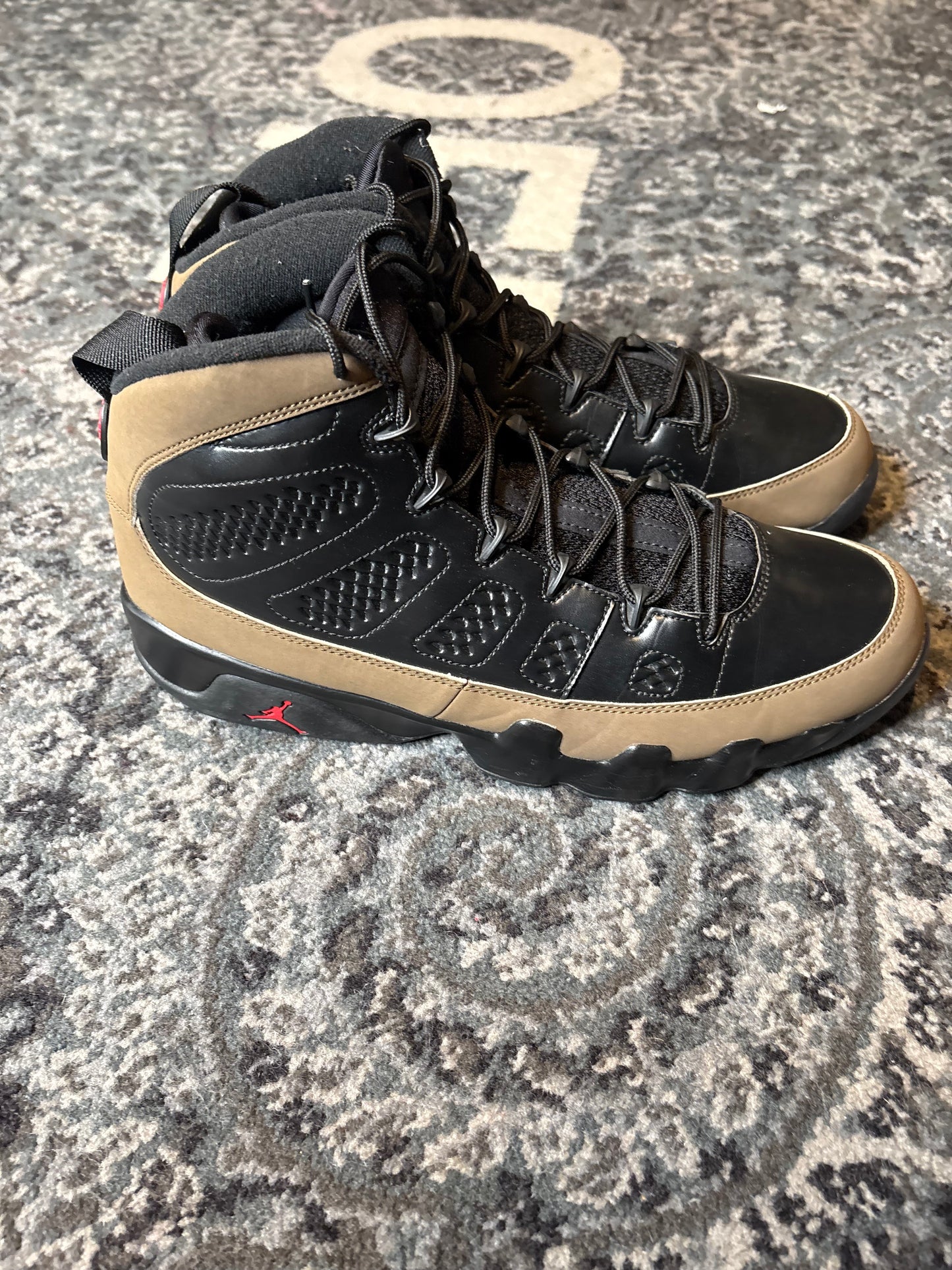 Jordan 9 Retro “Olive” Clean Nb Size 12