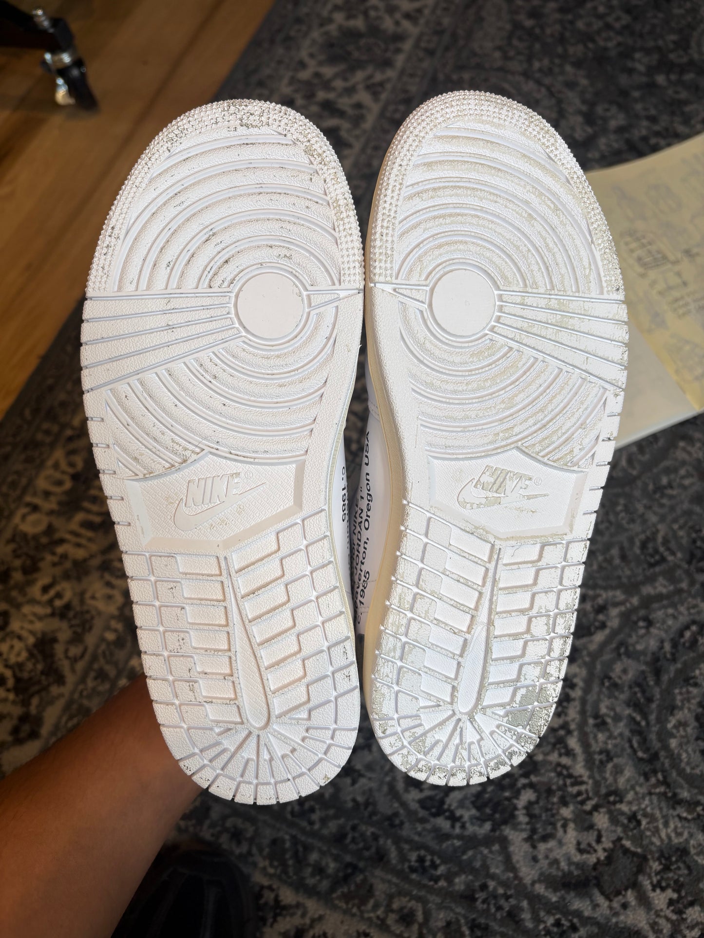 Jordan 1 Retro “Virgil Abloh Archive Alaska” Clean Og Size 8.5