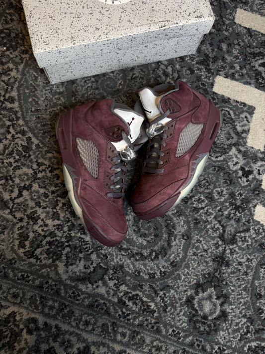 Jordan 5 Retro “Burgundy” Po Og Size 9