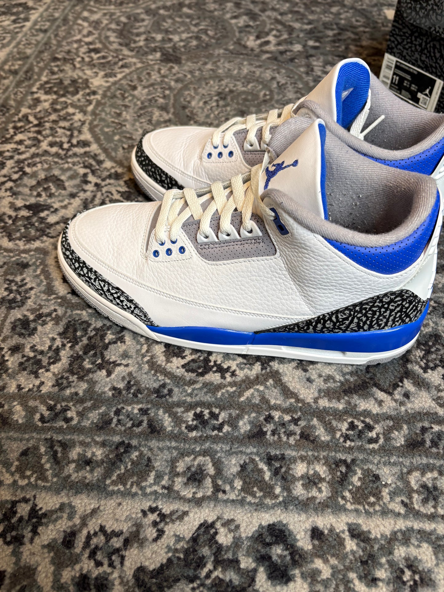 Jordan 3 Retro “Racer Blue” Clean Og Size 11