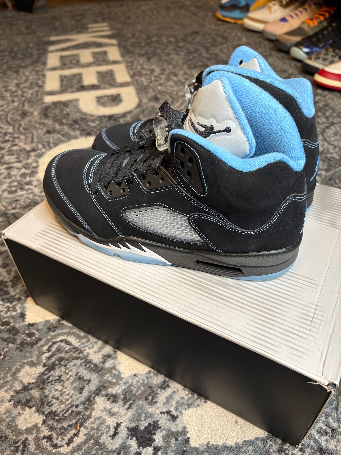 Jordan 5 Retro “Black UNC” Clean Og Size 8.5