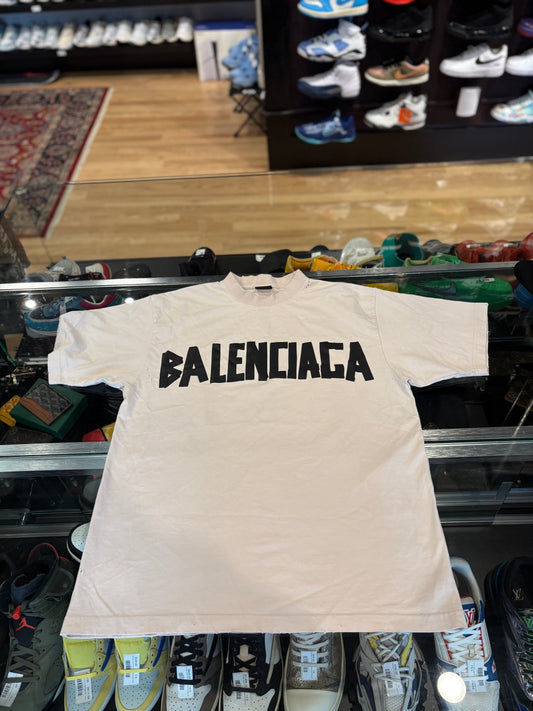 Balenciaga Cream Tee Size XS