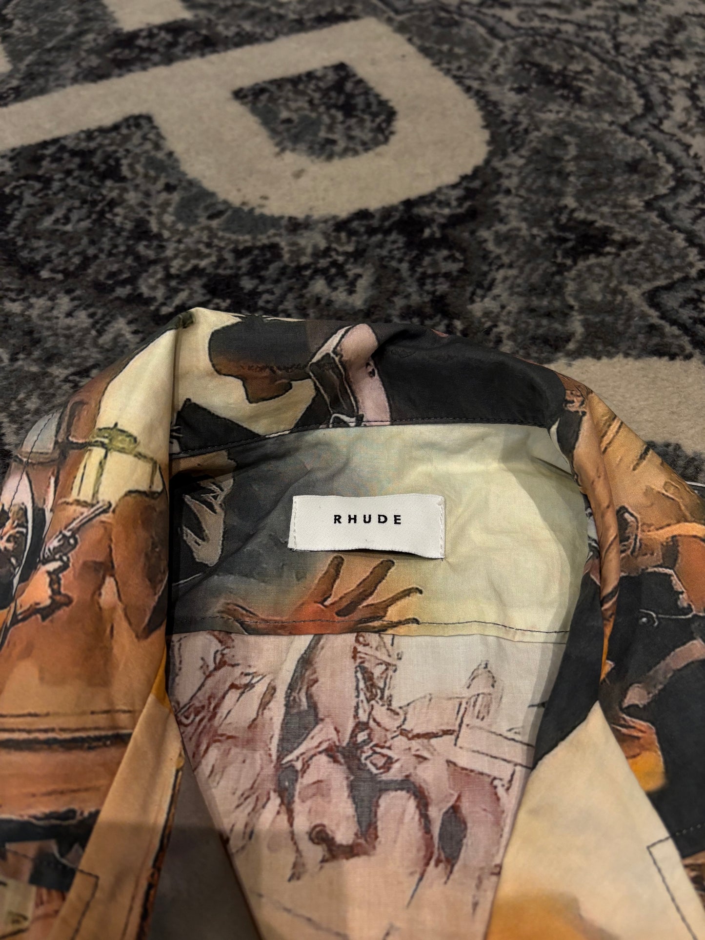 Rhude Cowboy Button Down Size XS
