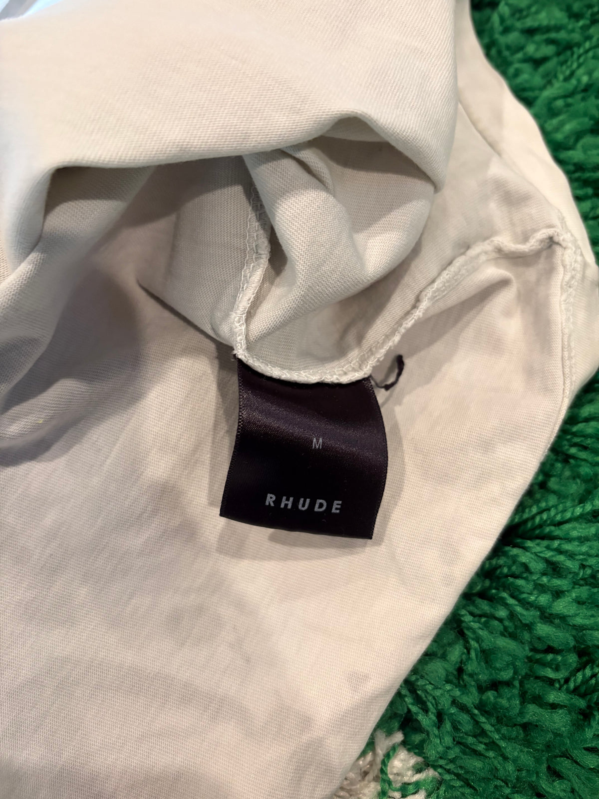 Rhude Graphic Tee White Size Medium