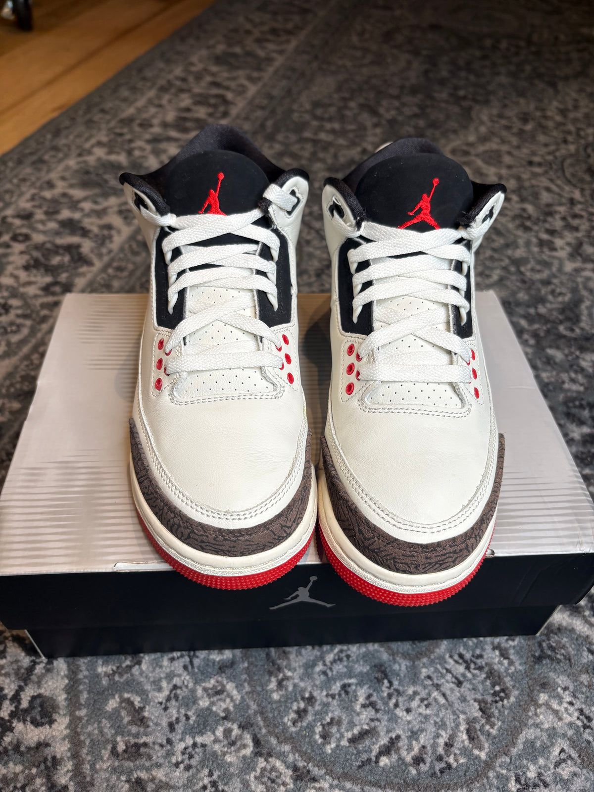 Jordan 3 Retro “Worlds Best Dad” Clean Og Size 7Y