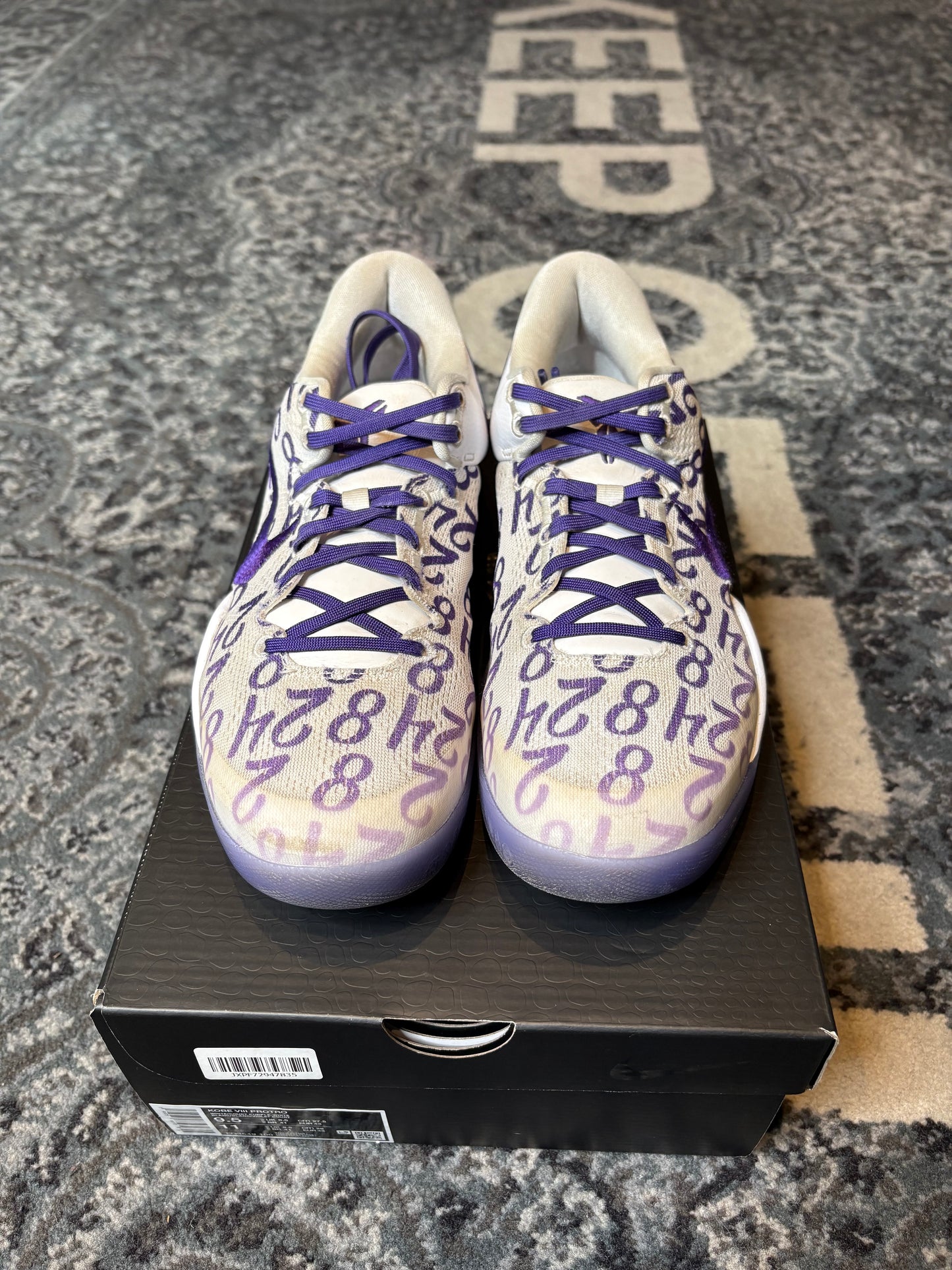 Kobe 8 Protro “Court Purple” Po Og Size 9.5