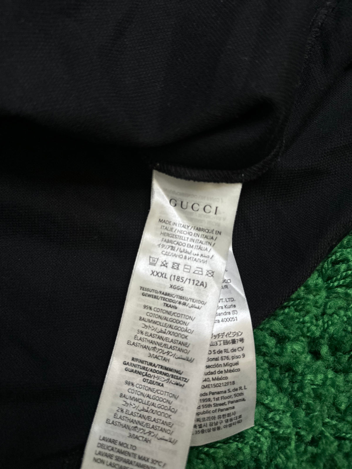Gucci Polo Black Size XXXL
