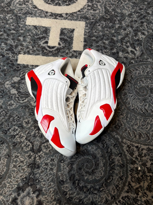Jordan 14 Retro “Candy Cane” CLEAN NB SIZE 12