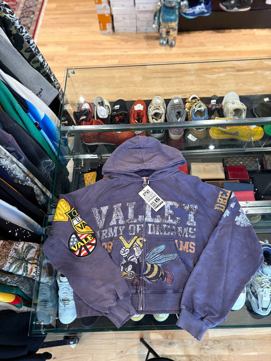 Vale Zip Hoodie Bee Purple DS