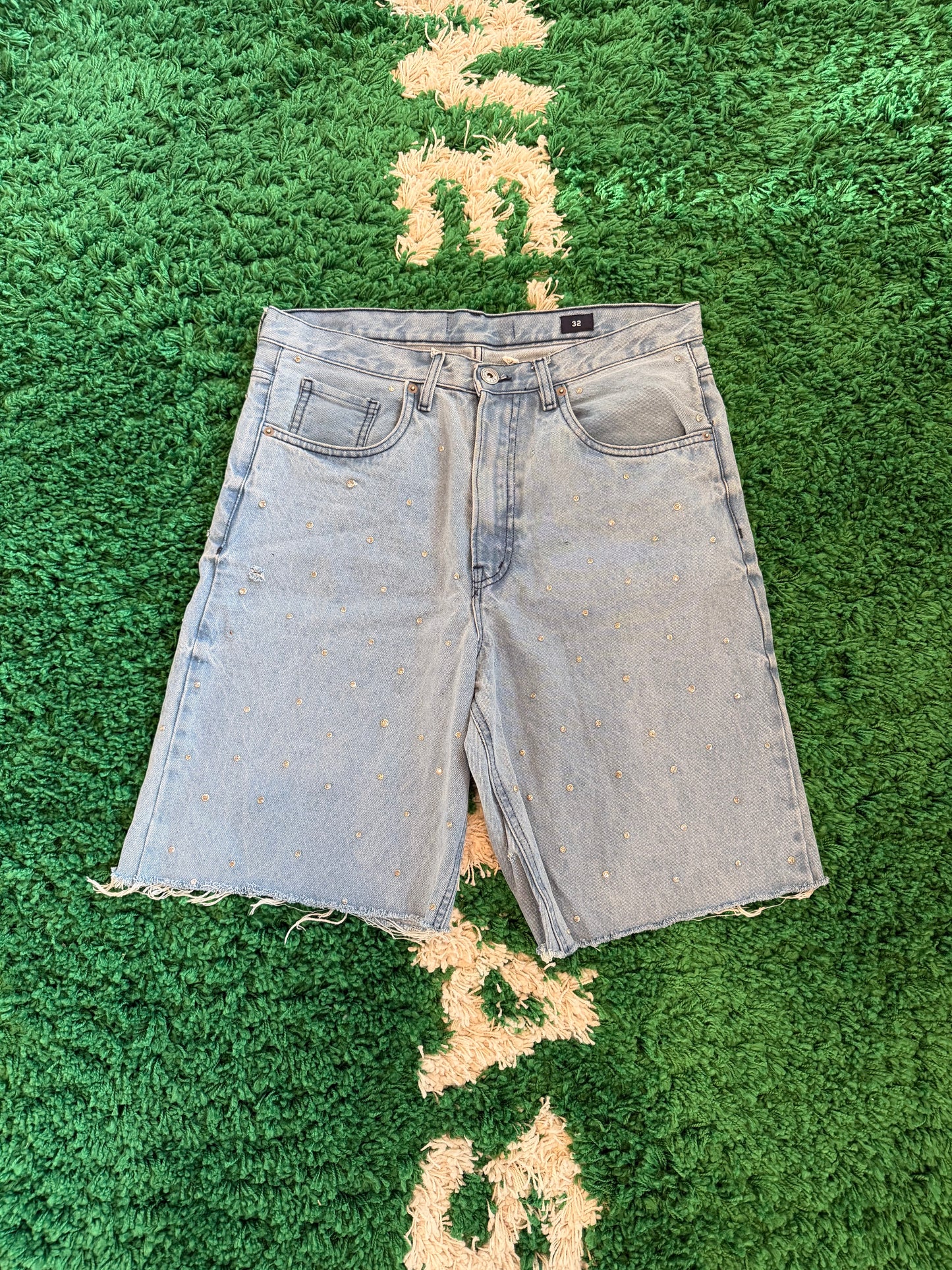 1998 USA Rhinestone Jorts Size 32
