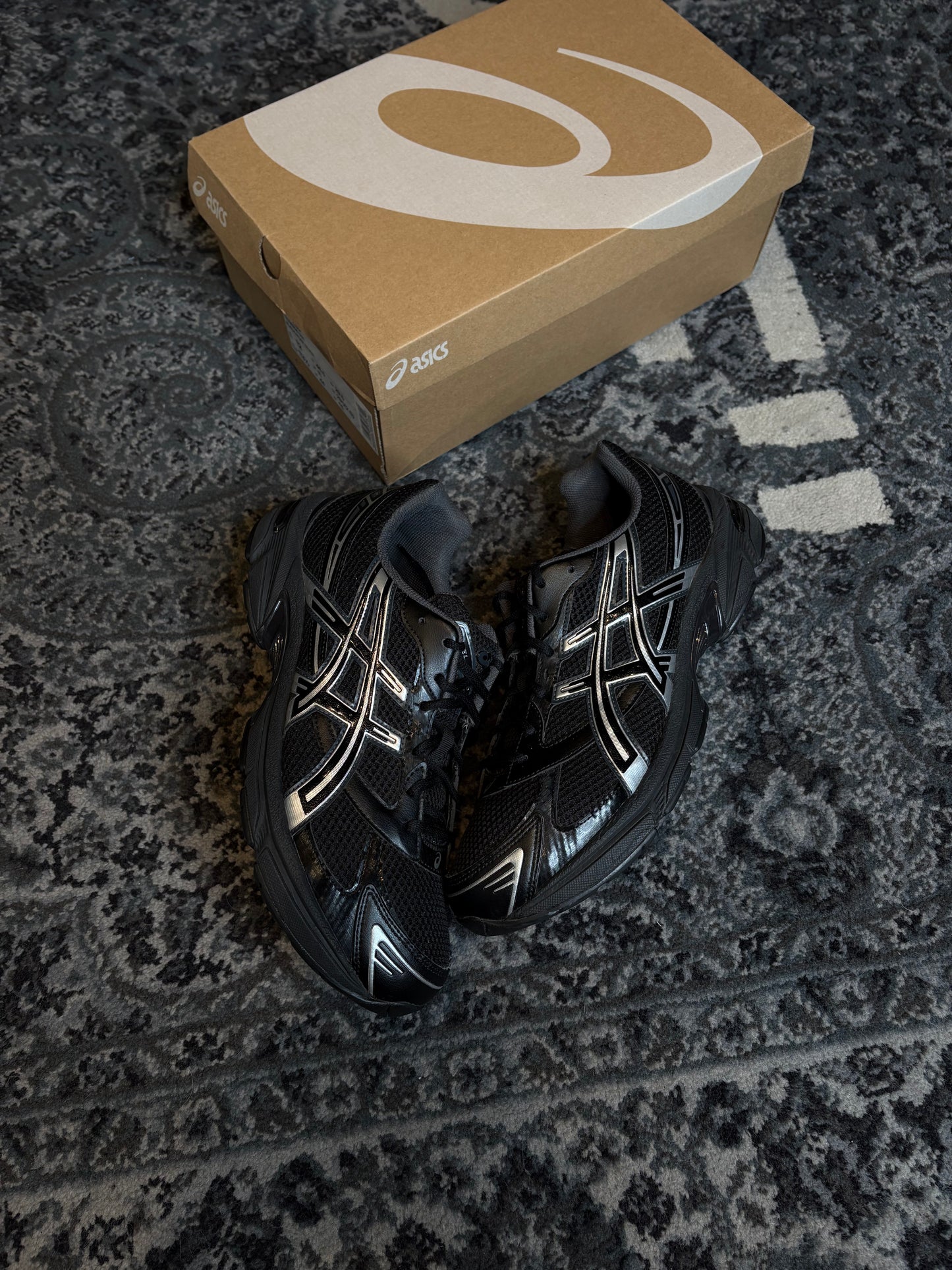ASICS Gel-1130 “Black/Pure Silver” Clean Og Size 12