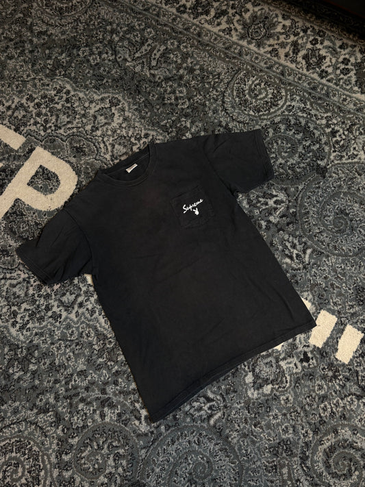 Supreme Playboy Tee Black Size Medium