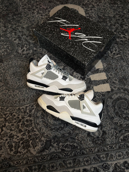 Jordan 4 Retro “Military Black” Clean Og Size 12
