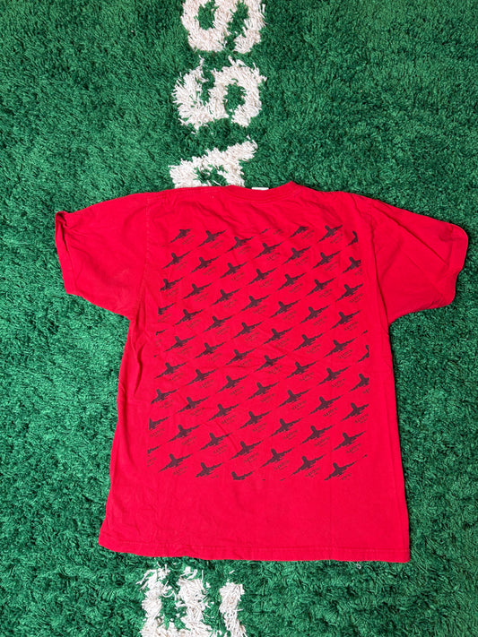 Supreme Planes Tee Red Size Large
