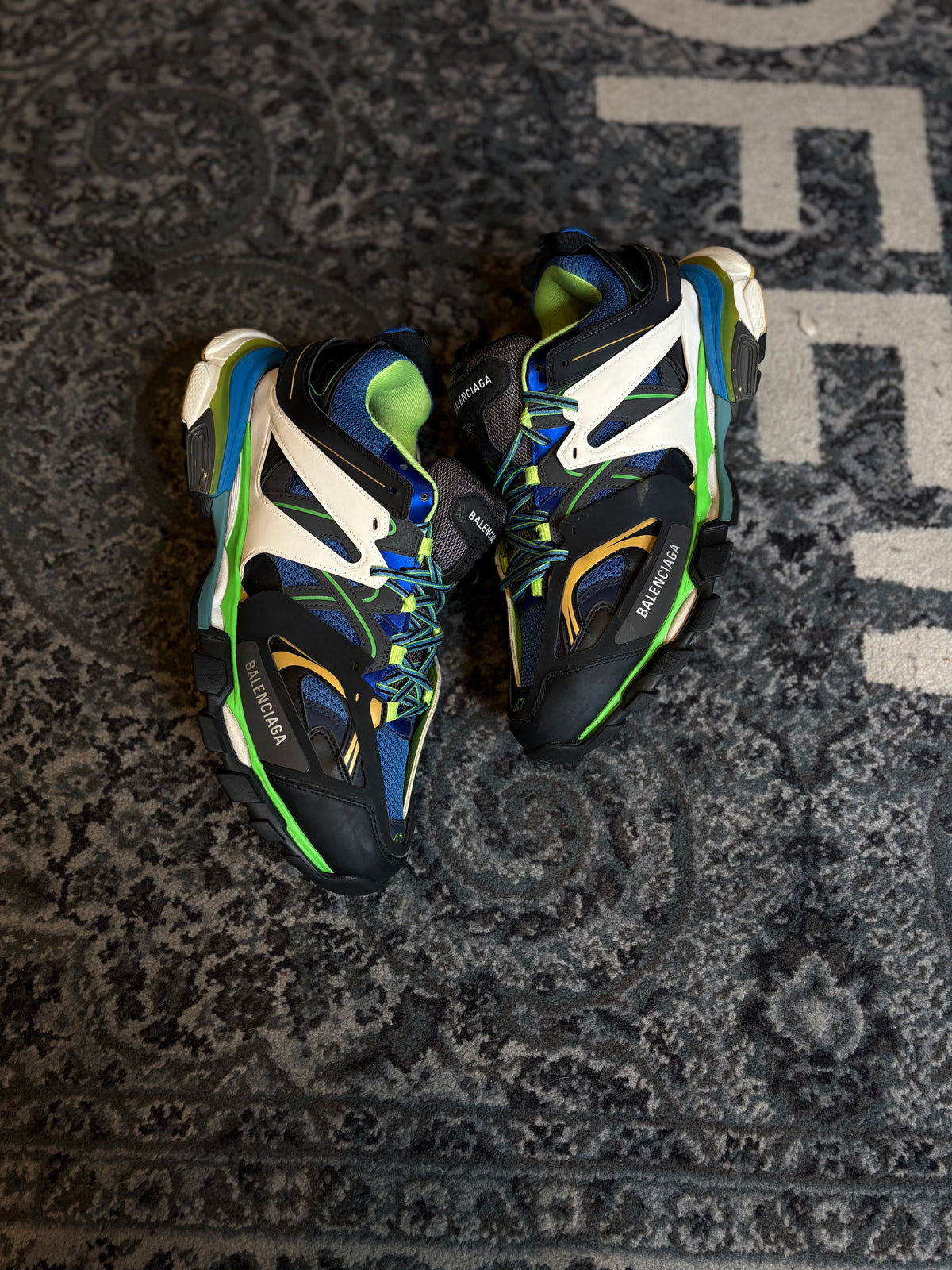 Balenciaga Track “Green White Blue” Clean Nb Size 14(47 EU)