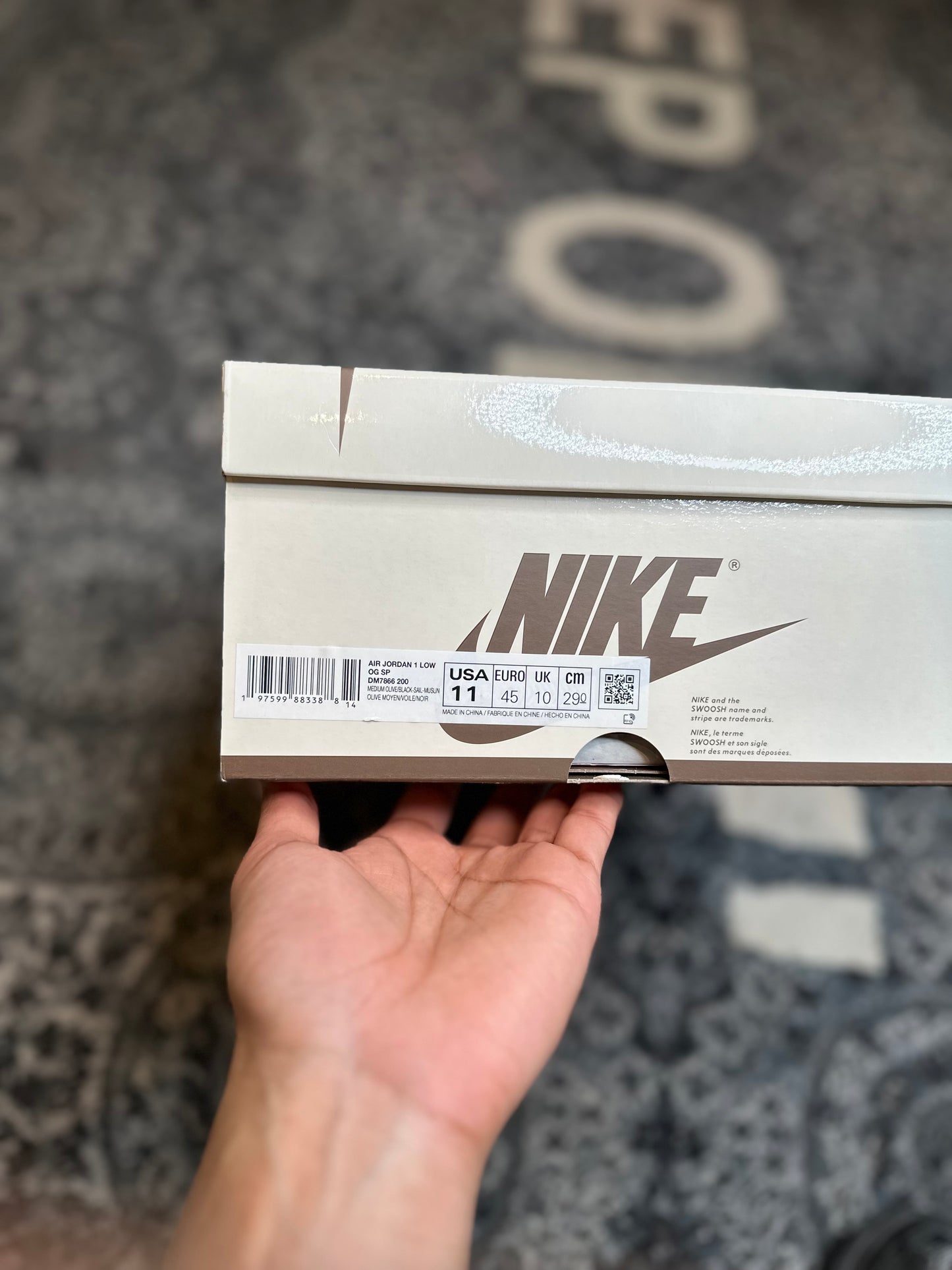 Jordan 1 Low Retro Travis Scott “Olive” DS OG Size 11