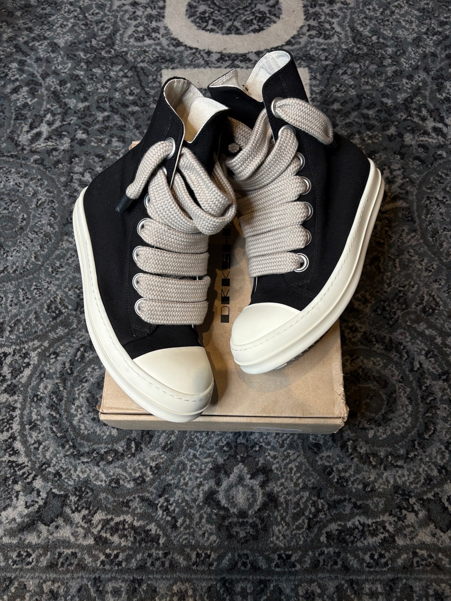 Rick Owens Jumbo Lace Canvas Drkshdw Po Og Size 8(41 EU)