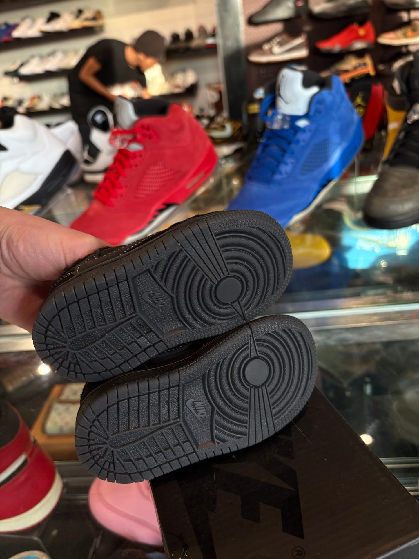 Jordan 1 Retro TS Black Phantom Clean OG Size 5c