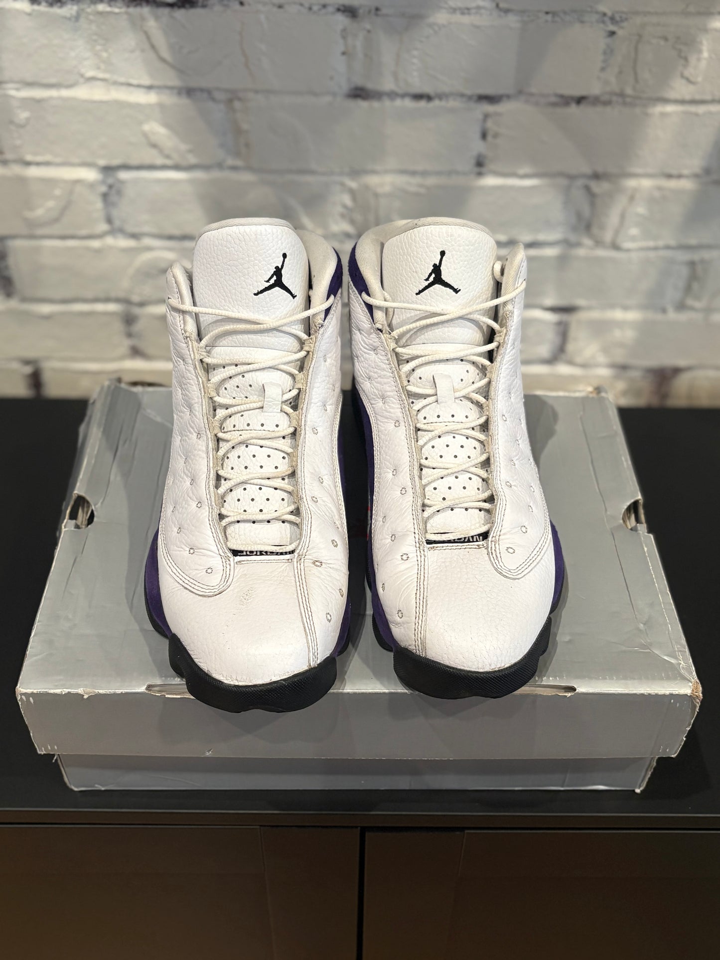 Jordan 13 ‘Lakers’ Clean Og box size 12