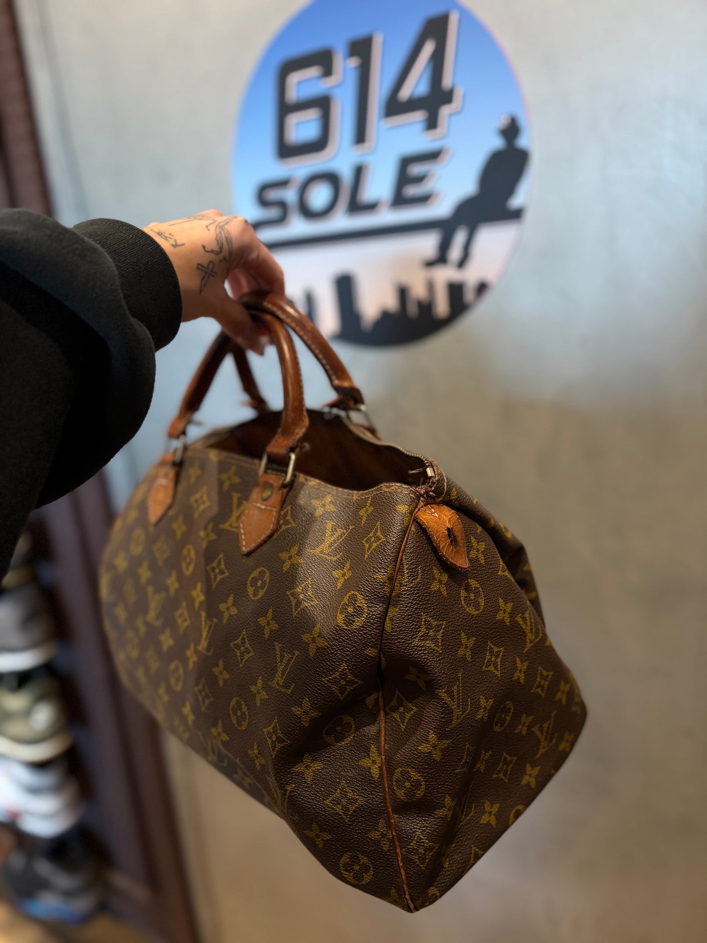 Louis Vuitton Brown Monogram Speedy