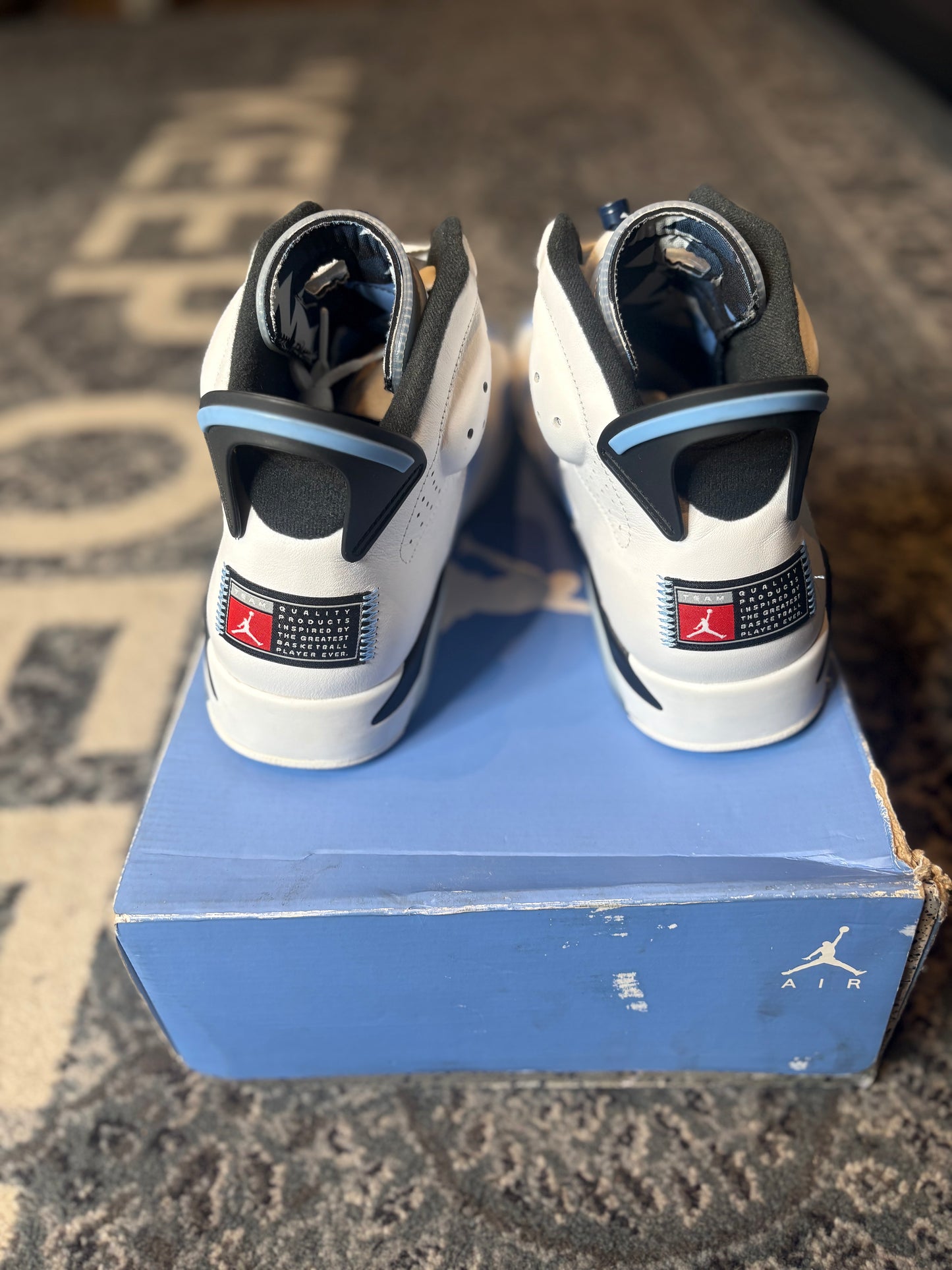 Jordan 6 Retro “UNC WHITE” CLEAN OG SIZE 13