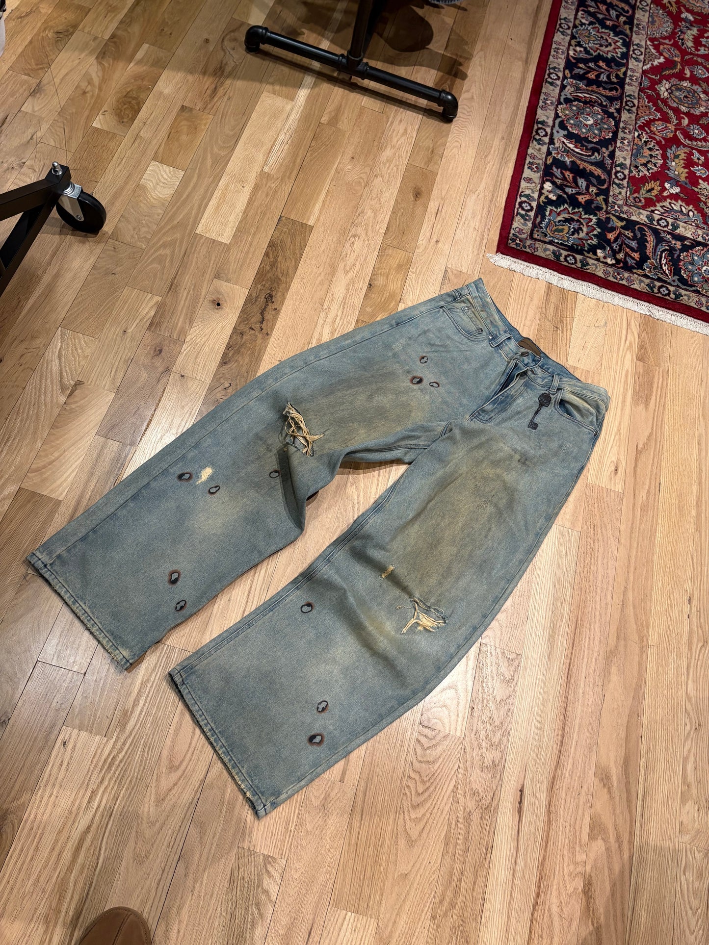 Birth of Royal Child Pirate Jeans Size Large