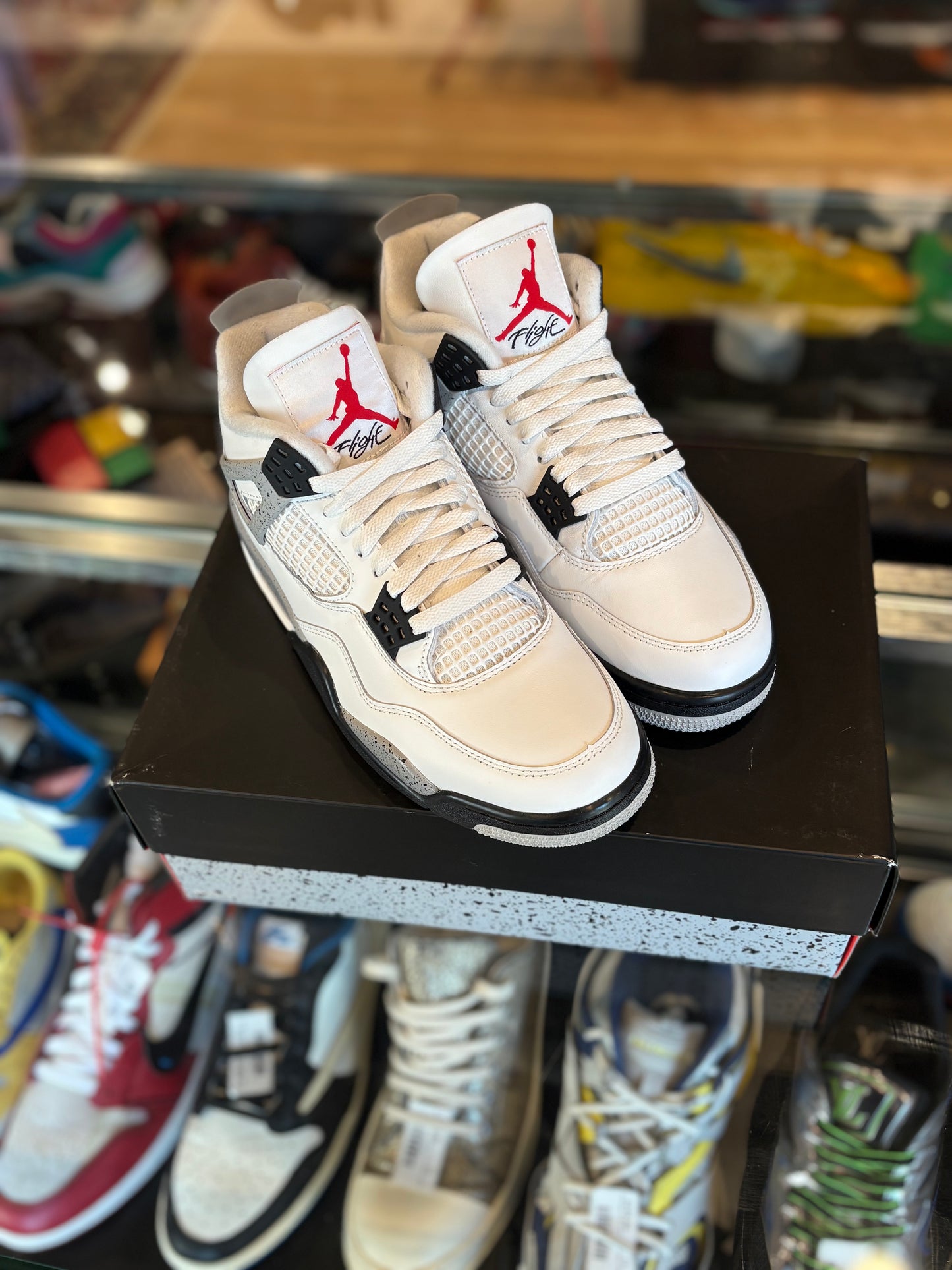 Jordan 4 Retro White Cement Clean OG Size 8