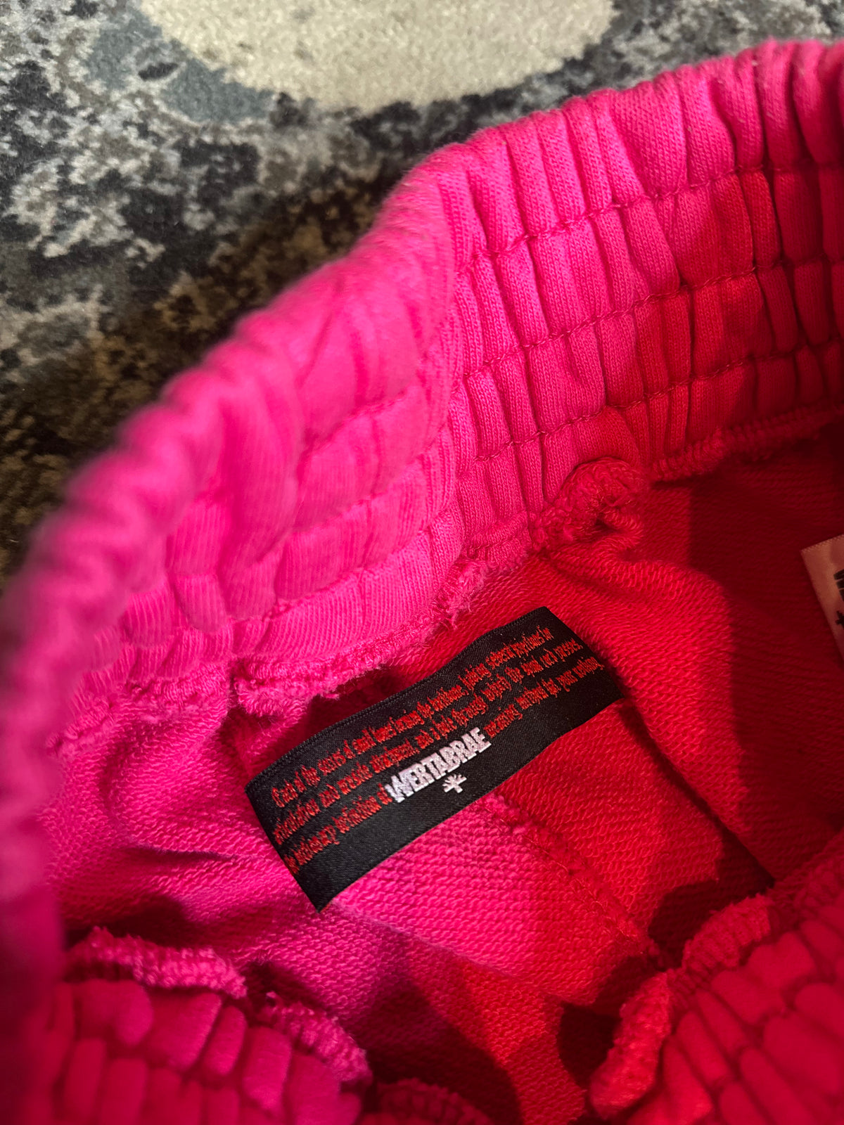 Vertebrae Sweatpants Pink Size Small