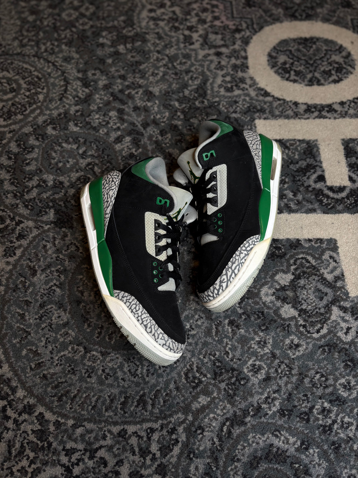 Jordan 3 Retro “Pine Green” Clean Nb Size 10.5