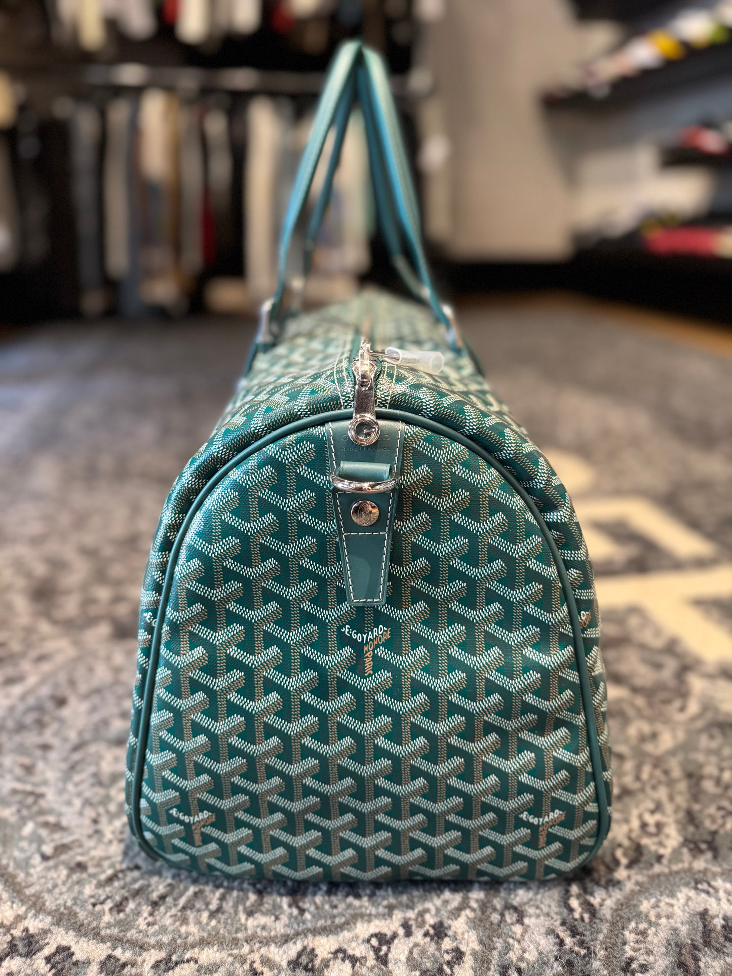 Goyard ‘Boston 50’ Duffle Bag Green