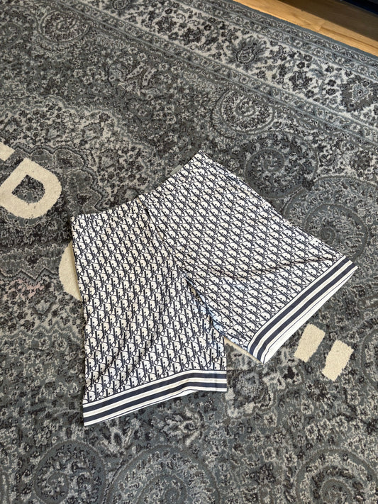 Dior Silk Monogram Shorts Size 52