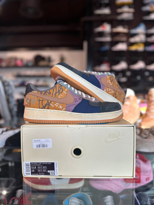 Air Force 1 Travis Scott Cactus Jack Clean OG Size 11.5