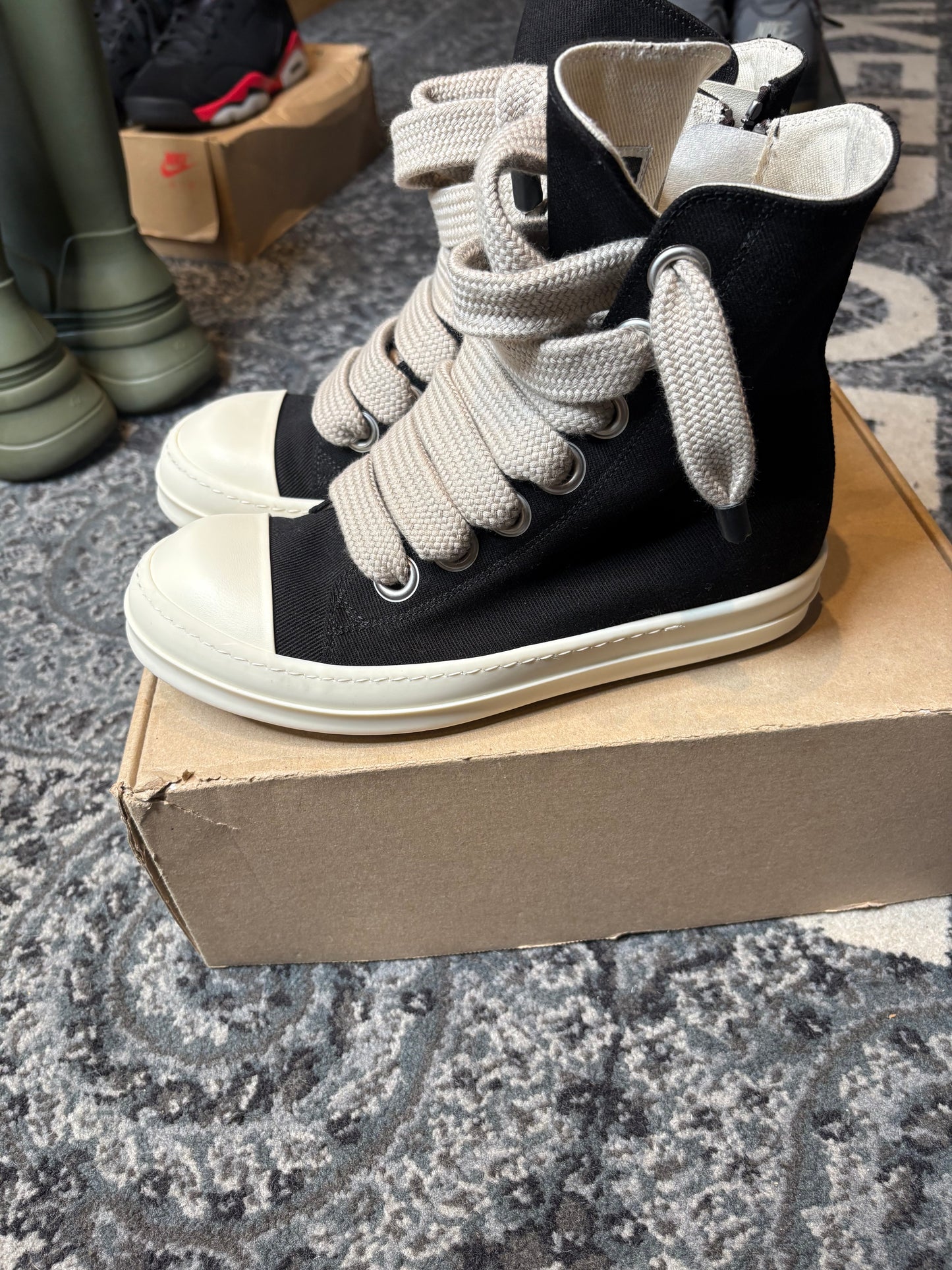 Rick Owens Jumbo Lace Canvas Drkshdw Po Og Size 8(41 EU)