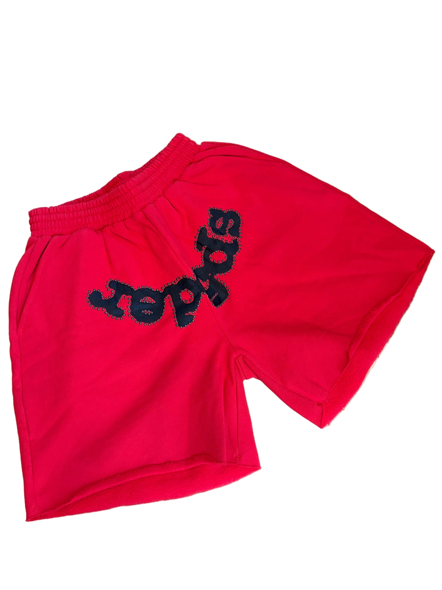 Sp5der OG Web Sweat Short Red DS
